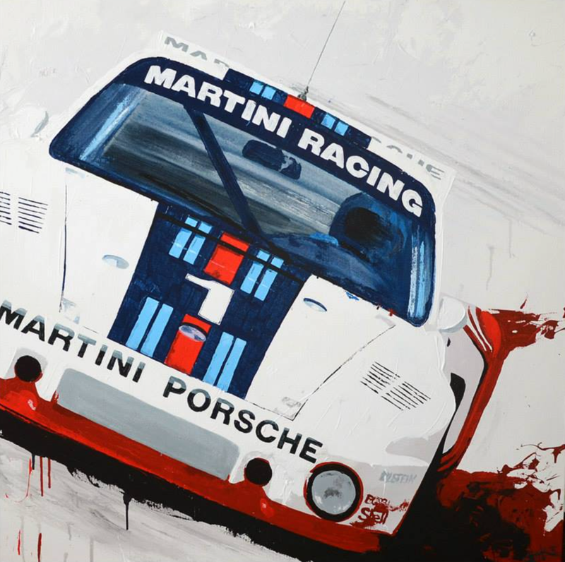 Illustration for article titled The most iconic race cars in history captured in beautiful paintings